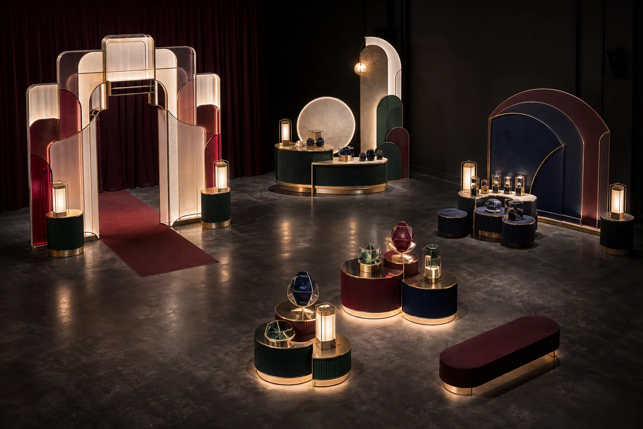 Pre-launch concept image of the coordinated arrival, signage, table and keepsake zones